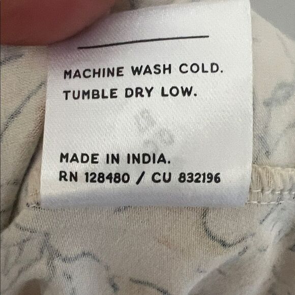 NWT Pact Reverie Floral Yellow Organic Cotton Tie Back Halter With Pockets in M - Picture 11 of 14